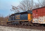 CSX 1719 is a rare breed. SD23T4.